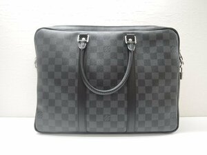 ルイヴィトン LOUIS VUITTON ポルトドキュマン・ヴォワヤージュPM N41478 ダミエ・グラフィット ランクA BRB・バッグ・財布