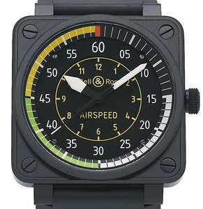 ★箱・ギャラ付！新品同様！Bell & Ross ベル＆ロス BR01-92AIRSPEED-R エアスピード 世界999本限定 自動巻き メンズ★