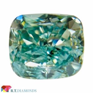 FANCY INTENSE BLUE GREEN 1.038ct X/RT2793/CGL