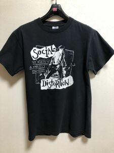 美品 ソーシャルディストーション Tシャツ S DELTA PRO マイクネス パンク ハードコア ロカビリー 50s ヴィンテージ バンドTシャツ 666