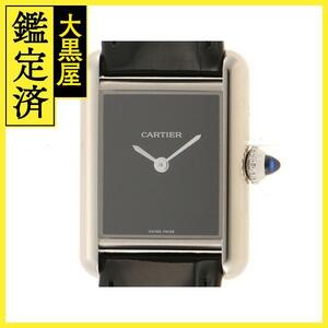 CARTIER　カルティエ　タンクマストドゥ　WSTA0071　ブラック文字盤/クロコレザー【471】N