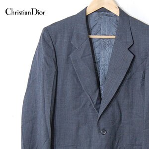 クリスチャンディオールChristian Dior MONSIEUR■PRESTIGE ウール　テーラードジャケット シングル■93-80-170 A-5■グレー ※NK5106088