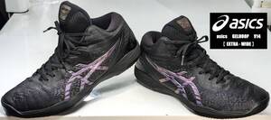 【美品・USED/幅広モデル/T-GEL搭載/BREATHD COAT＆FLYTEFOAM】asics　GELHOOP　V14　【EXTRA-WIDE】バスケシューズ　　　サイズ＝29.0cm