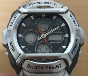 691-0352 CASIO カシオ G-SHOCK メンズ腕時計　ラバーベルト　クオーツ　 アナデジ　G-501 電池切れ　動作未確認