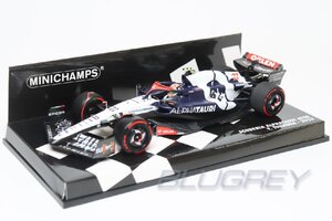 ミニチャンプス 1/43 アルファタウリ HONDA F1 AT04 #22 角田裕毅 イギリスGP 2023 MINICHAMPS ミニカー