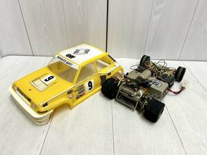 電動RC ラジコン ★ Futaba フタバ FP-R2GS FP-S28 TAMIYA タミヤ RENAULT ルノー ノーサンクターボ ルノー5 シャーシ 希少 当時物 プロポ