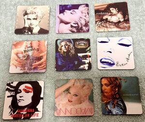 Madonna madonna MADONNA マドンナ 公式グッズ アメリカより個人輸入品 ジャケット アルバムのジャケット写真のマグネット 9種セット 美品