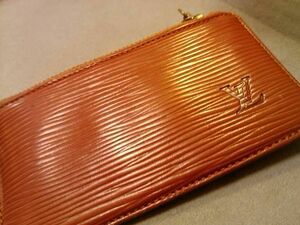 ★送料無料即決★(M63803)エピ　茶★ルイ・ヴィトン ポシェットクレ 小銭入れ・コインケース LOUIS VUITTON(ルイヴィトン)