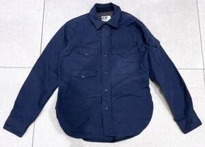 ENGINEERED GARMENTS エンジニアードガーメンツ USA製 CPO SHIRTS RIPSTOP 多ポケット シャツ Sネイビー ジャケット ミリタリー ネペンテス