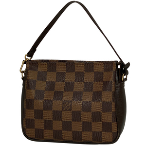 ルイ・ヴィトン Louis Vuitton トゥルース メイクアップ メイク コスメ アクセサリーポーチ ダミエ ブラウン N51982 レディース 【中古】