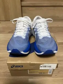 asics アシックス　S4 ランニングシューズ 26.0cm 青/白