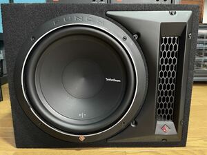 ロックフォード RockfordFosgate PUNCH P1-1x12 30cmサブウーファー搭載バスレフ型ウーファーBOX 美品