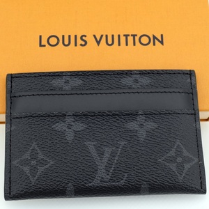 【未使用品】LOUIS VUITTON ルイヴィトン ポルト・カルト・ダブル カードケース モノグラム・エクリプス M62170 RFID（ICチップ入り）