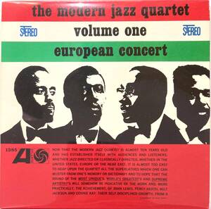 モダン・ジャズ・カルテット (Modern Jazz Quartet)「ヨーロピアン・コンサート（European Concert）」【MJQ】【紙ジャケ2枚組】（A7）CD