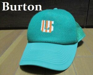 Burton　帽子　メッシュ　キャップ　緑　グリーン　バートン　スノボ　スキー