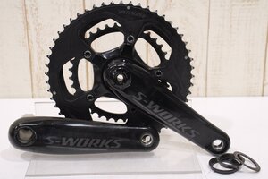 ★SPECIALIZED スペシャライズド S-WORKS POWER CRANKS DUAL 170mm 52/36T 2x11s 両足計測パワーメーター カーボンクランクセット