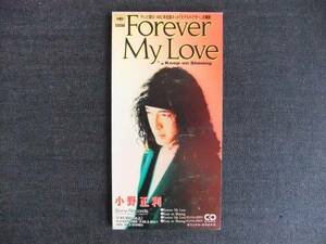 CDシングル8㎝-3　　　　小野正利　　　Forever My Love　　音楽　歌手　