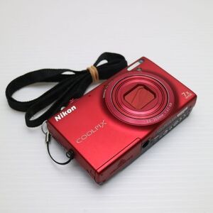 美品 COOLPIX S6100 スーパーレッド 即日発送 デジカメ Nikon デジタルカメラ 本体 あすつく 土日祝発送OK