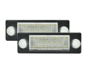 激白光 ! 交換式 ! フォルクスワーゲン LED ナンバー灯 ライセンス ランプ ゴルフプラス 1KBLP 1KBLX E GLi サンクスエディション