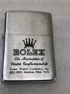 ★Zippoオイルライター　Rolex 　ロレックス　着火確認済★