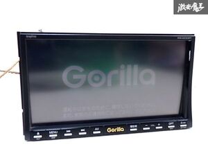 動作OK!! SANYO サンヨー Gorilla NVA-GS1610FT メモリーナビ カーナビ CD DVD 地図データ2010年 フルセグ 即納 棚N-1