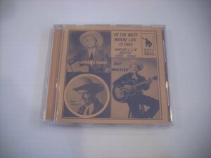 ● 輸入GERMANY盤 CD JIMMIE DAVIS RAY WHITLEY JIMMY WAKELY / IN THE WEST WHERE LIFE IS FREE 1935-1944 CD 9044 ◇r60226