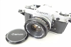 ▼ Canon キャノン AE-1 フィルム一眼レフ 50mm 1:1.8 S.C 中古 現状品 241205H3338