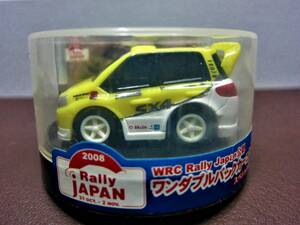 アサヒワンダ☆WRC Rally Japan公認プルバックカーコレクション2008★スズキ SX4 WRC★WONDA2008