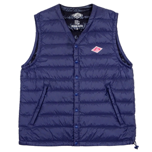 DANTON W/INNER DOWN VEST V 美品 ダントン Vネック インナーダウンベスト JD-8750 LADY