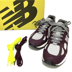 ニューバランス 【new balance】 Patta × New Balance 991V2 パタ × ニューバランス 991V2 ダークパープル スニーカー 27.5cm 18313