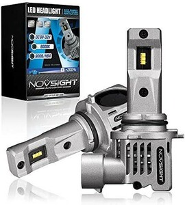 ▲ NOVSIGHT HB4 LEDヘッドライト ホワイト バイク/車用led 新車検対応 ヘッドライト hb4 ledバルブ 120