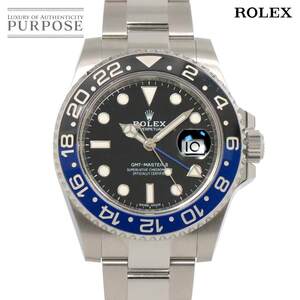 ロレックス ROLEX GMTマスター2 116710BLNR ランダム ルーレット ブルー ブラック メンズ 腕時計 デイト 自動巻き GMT Master 2 90258750