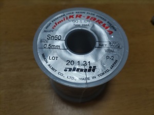 ★almit KR-19RMA　Sn60-0.5mm　P-2 500g★未開封