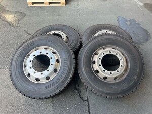 ALCOA アルコア 22.5x8.25 165 10H 10穴 ISO方式 11R22.5 14PR 4本　※ パレット発送 個人宅配送不可　　24.9.9.I.5-MB5