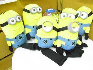 ミニオンズ minions 1w 3w 5w ヘッドカバーセット　ぬいぐるみ