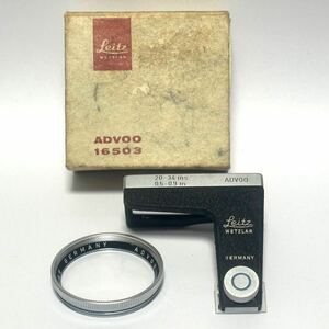 (182) ライカ LEICA ADVOO 16503 接写装置 20-34ins. 0.5ー0.9m Leitz ADVOO ERNST LEITZ WETZLAR GERMANY