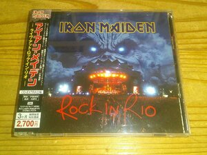 CD：IRON MAIDEN アイアン・メイデン ライヴ・アット・ロック・イン・リオ：帯付：2枚組：CDエクトラ仕様