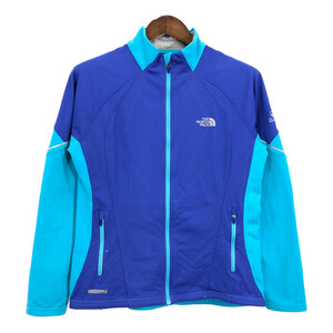 THE NORTH FACE ノースフェイス FLIGHT SERIES ソフトシェルジャケット アウトドア パープル (レディース L) 中古 古着 R0967