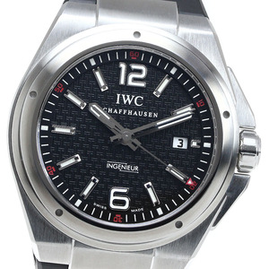 IWC SCHAFFHAUSEN IW323601 インヂュニア デイト 自動巻き メンズ 美品 保証書付き_817215