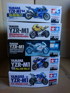 絶版 1/12 YAMAHA YZR-M1 5台セット タミヤ製　『同梱不可』