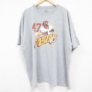 XL/古着 リーボック REEBOK 半袖 ブランド Tシャツ メンズ NFL ワシントンレッドスキンズ クリスクーリー 47 大きいサイズ クルーネック グ