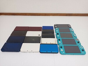 【 ゲーム機 １８台 】 New3DSLL/3DSLL/任天堂スイッチライト　その他 （ジャンク）任天堂