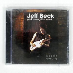 US盤 JEFF BECK/JEFF BECK PERFORMING THIS WEEK...LIVE AT RONNIE SCOTT’S/EAGLE ER201502 □