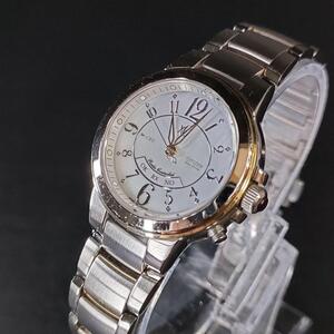 極美品【稼働品】CITIZEN　シチズンXC　H330シェル　ホワイト　ソーラー