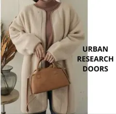 URBAN RESEARCH DOORS 『WEB限定』ウール混ボアコート