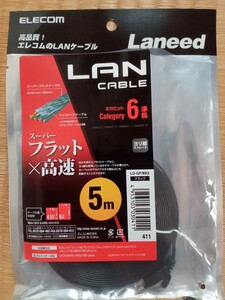 ELECOM LAN cable Laneed Category 6 5m