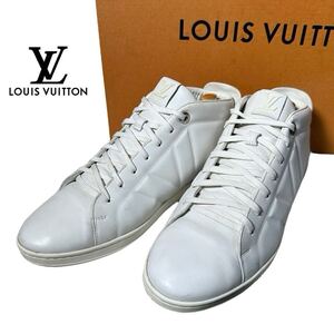 【本物保証】美品◆ LOUIS VUITTON ルイヴィトン ◆ フューズレッジ ライン ハイカットスニーカー シューズ　サイズ8 1/2 27.5cm相当