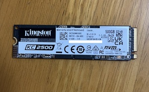 Kingston NVMe SSD 500GB KC2500