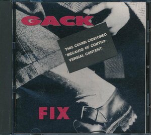 90年洋楽┃Gack│Gack┃フィクス│Fix┃ポニーキャニオンPCCY-00522│0994.01.21年│2500円┃管理7190