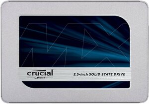 Crucial SSD 1000GB MX500 内蔵2.5インチ 7mm MX500 (9.5mmスペーサー付属) 5年保証